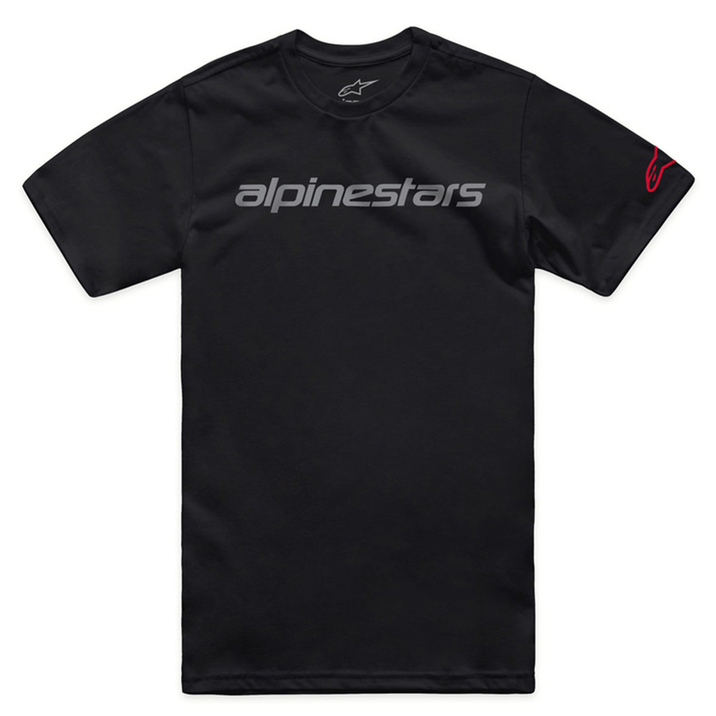 Alpinestars - Linear Wordmark 2.0 Black/Grey/Red Tee