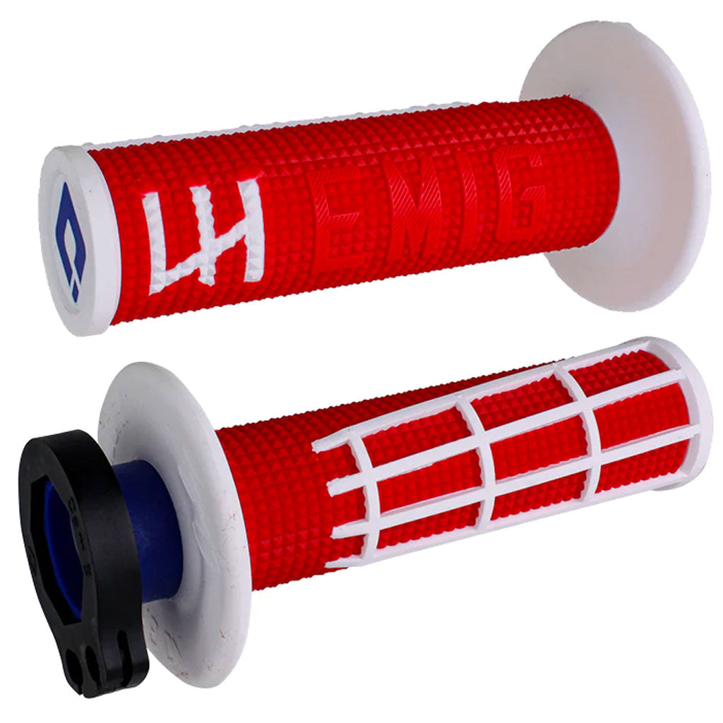 ODI - V2 Emig Red/White Lock On Grip