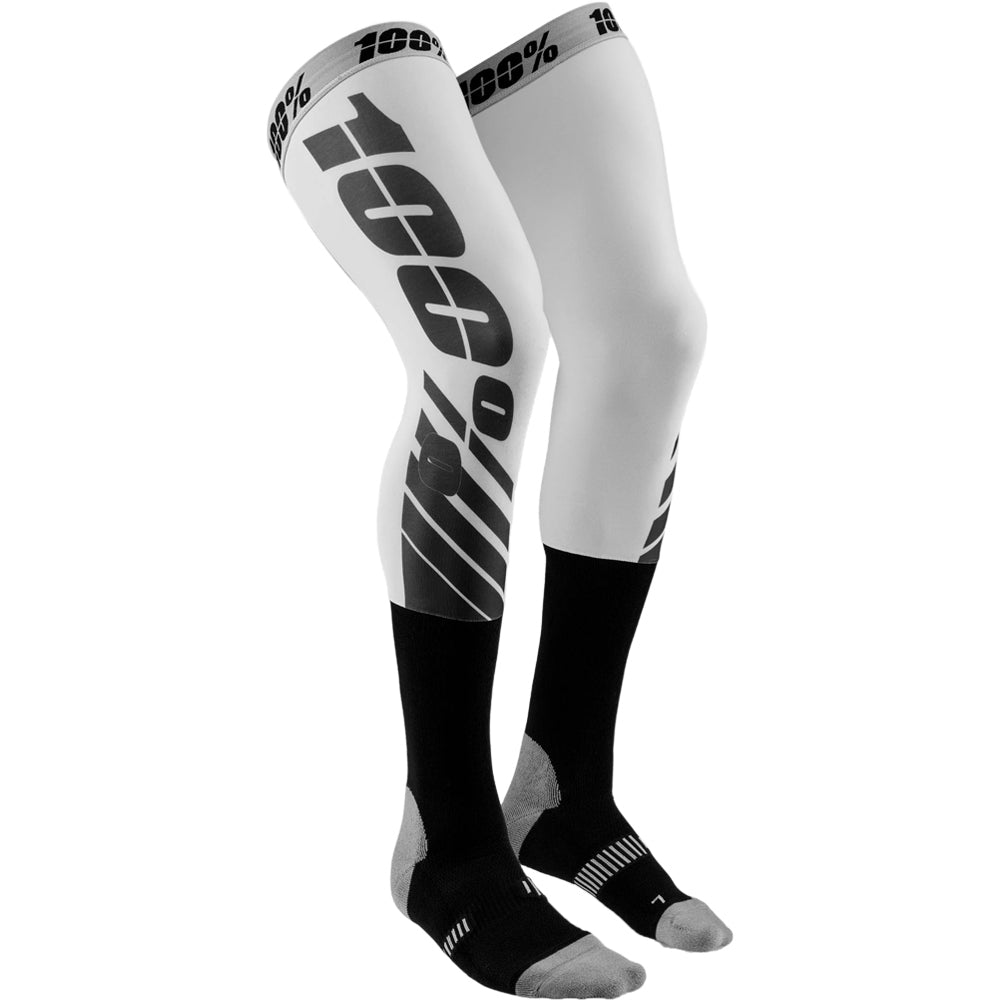 100% - Rev Flash Grey Knee Brace Sock