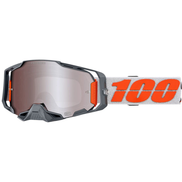 100% - Armega Hiper Silver Mirror Lens Goggle