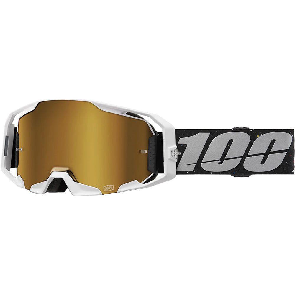 100% - Armatic Rapid Racer Black/Grey Mirrored Lens Goggle