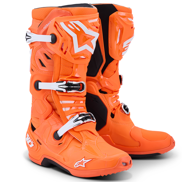 Alpinestars - 2026 Tech 10 Supervented Orange/Black/White MX Boots