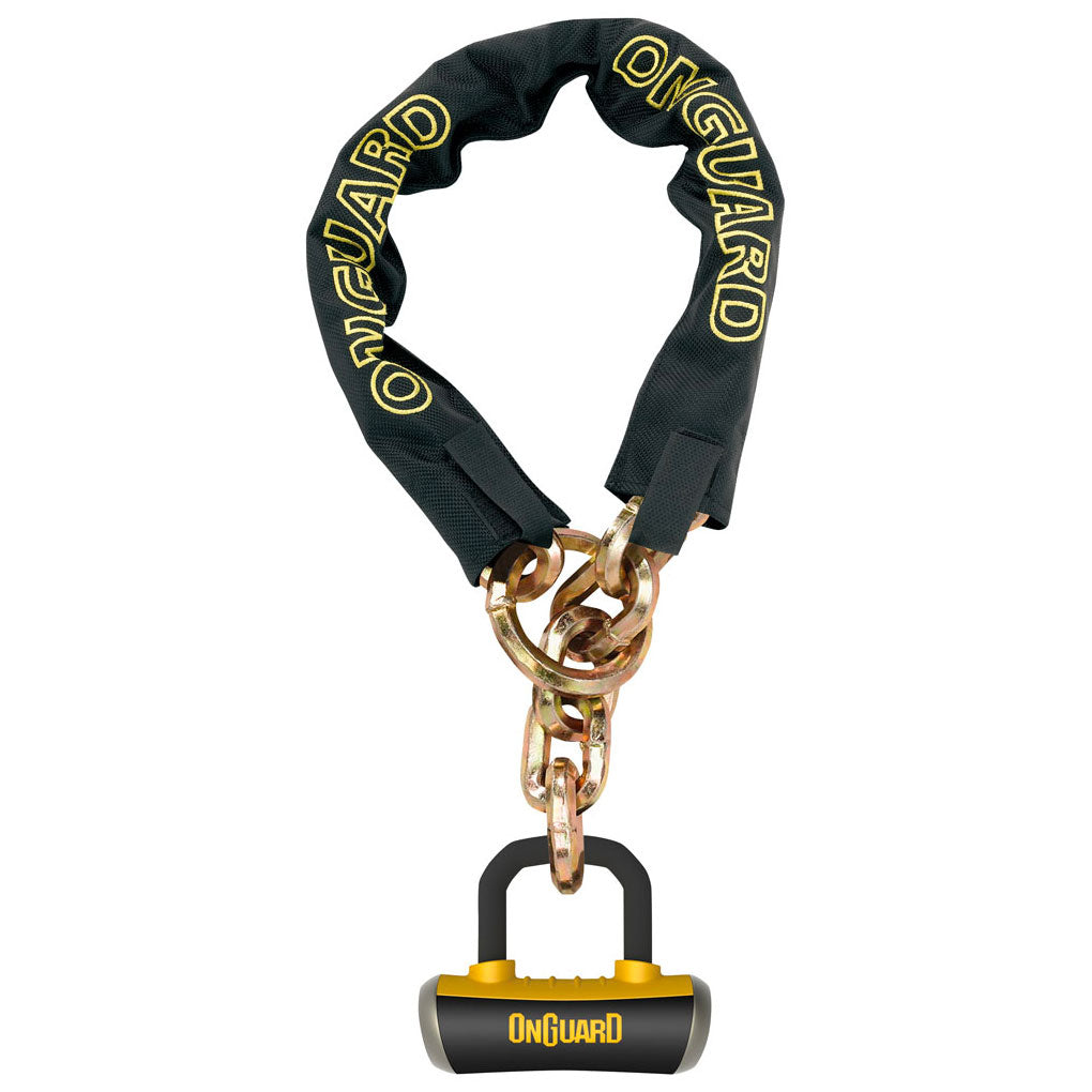 On Guard - 10mm X 1.3M Mastiff Chain and Lock Combo