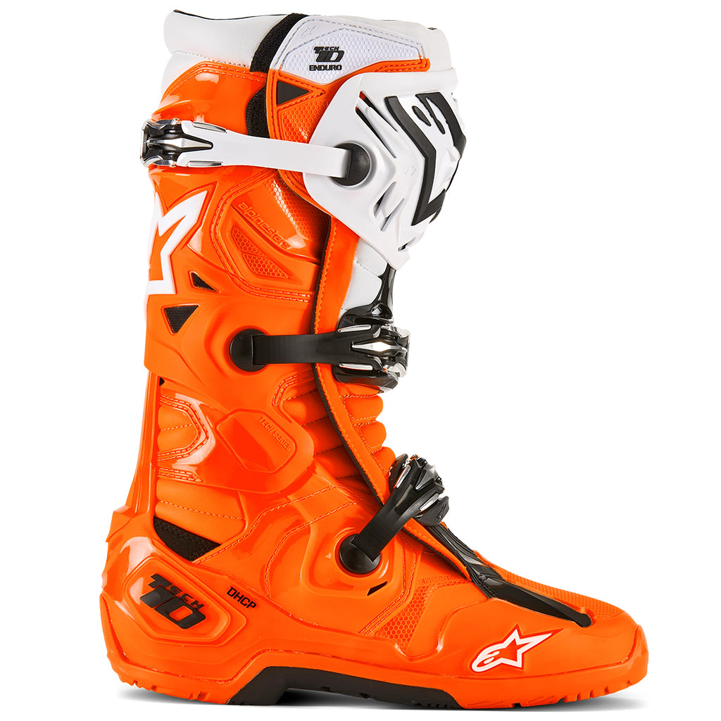 Alpinestars - Tech 10 Enduro Orange Black White Boots