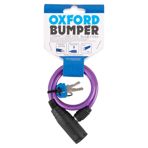 Oxford - Bumper Cable Lock 6mm x 600mm – AMA Warehouse