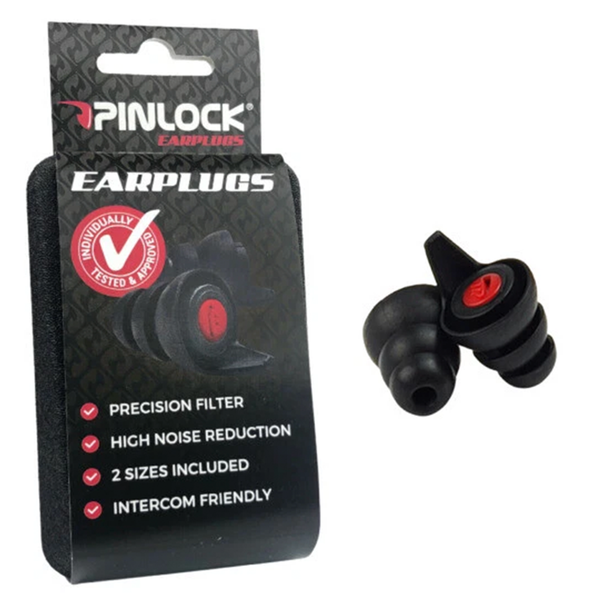 Pinlock - Motorcycle Earplugs with Key Chain Case