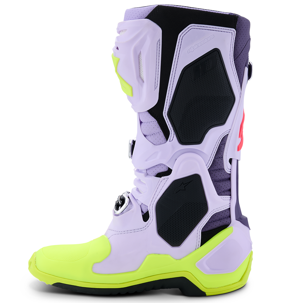 Alpinestars - 2026 Tech 10 Supervented Purple/Yellow/Pink MX Boots