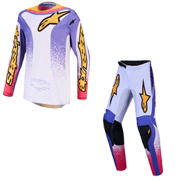 Alpinestars - 2027 Youth Fluid Drag Lilac/Blue/Gold Mx Combos