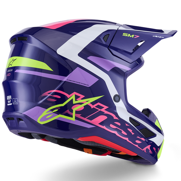 Alpinestars - 2026 SM7 Deed Gloss Purple/Pink Helmet