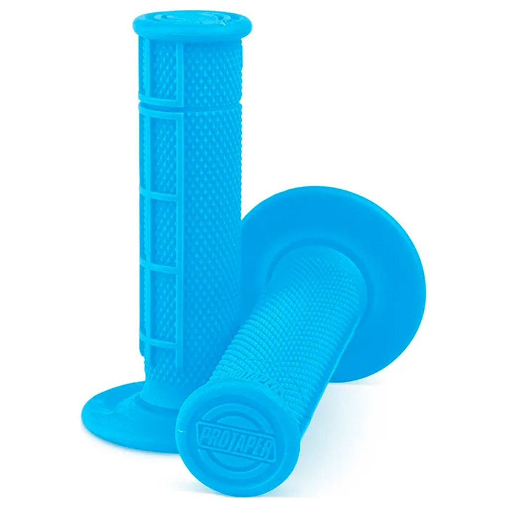 Pro Taper - 1/2 Waffle Neon Blue Grips