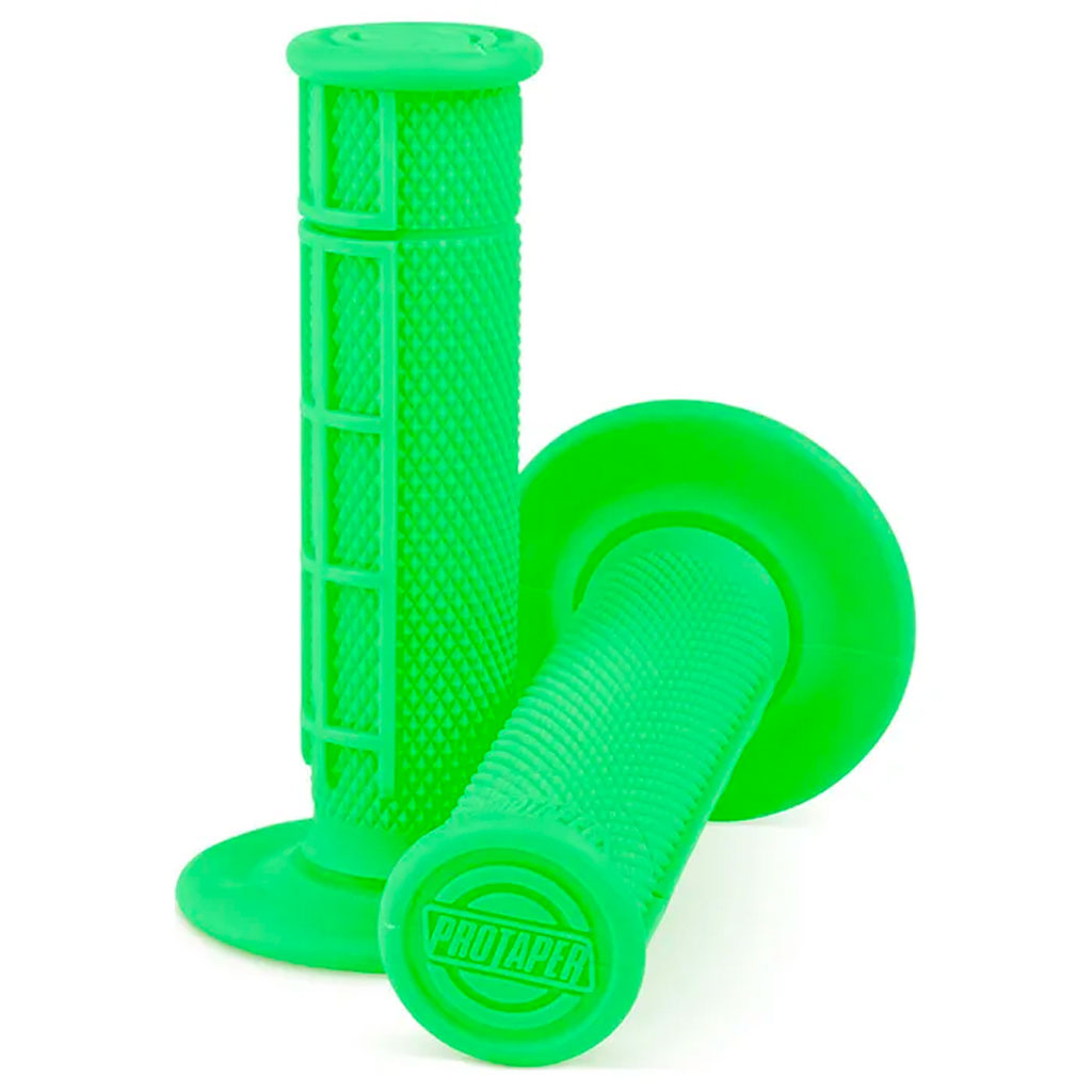 Pro Taper - 1/2 Waffle Neon Green Grips