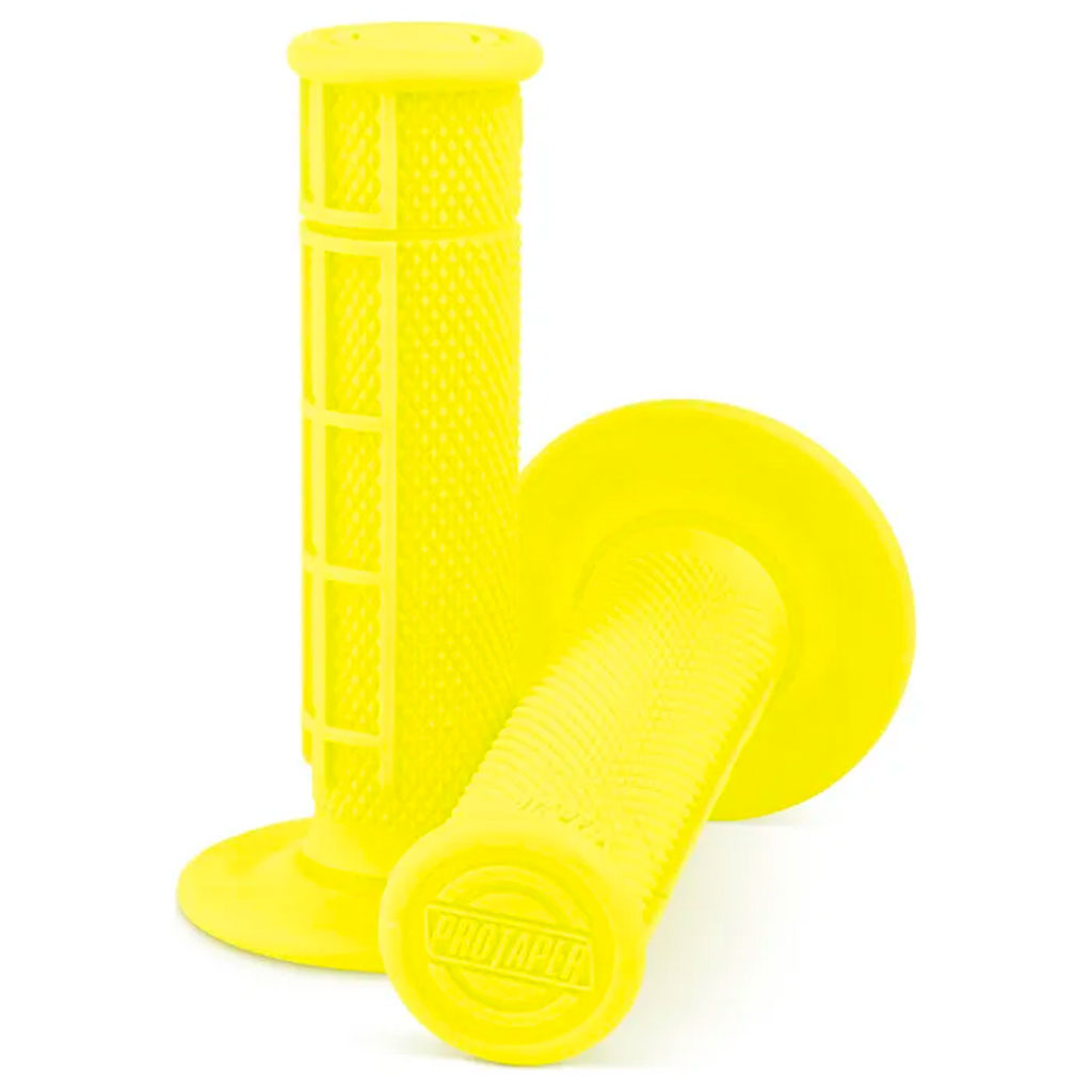 Pro Taper - 1/2 Waffle Neon Yellow Grips