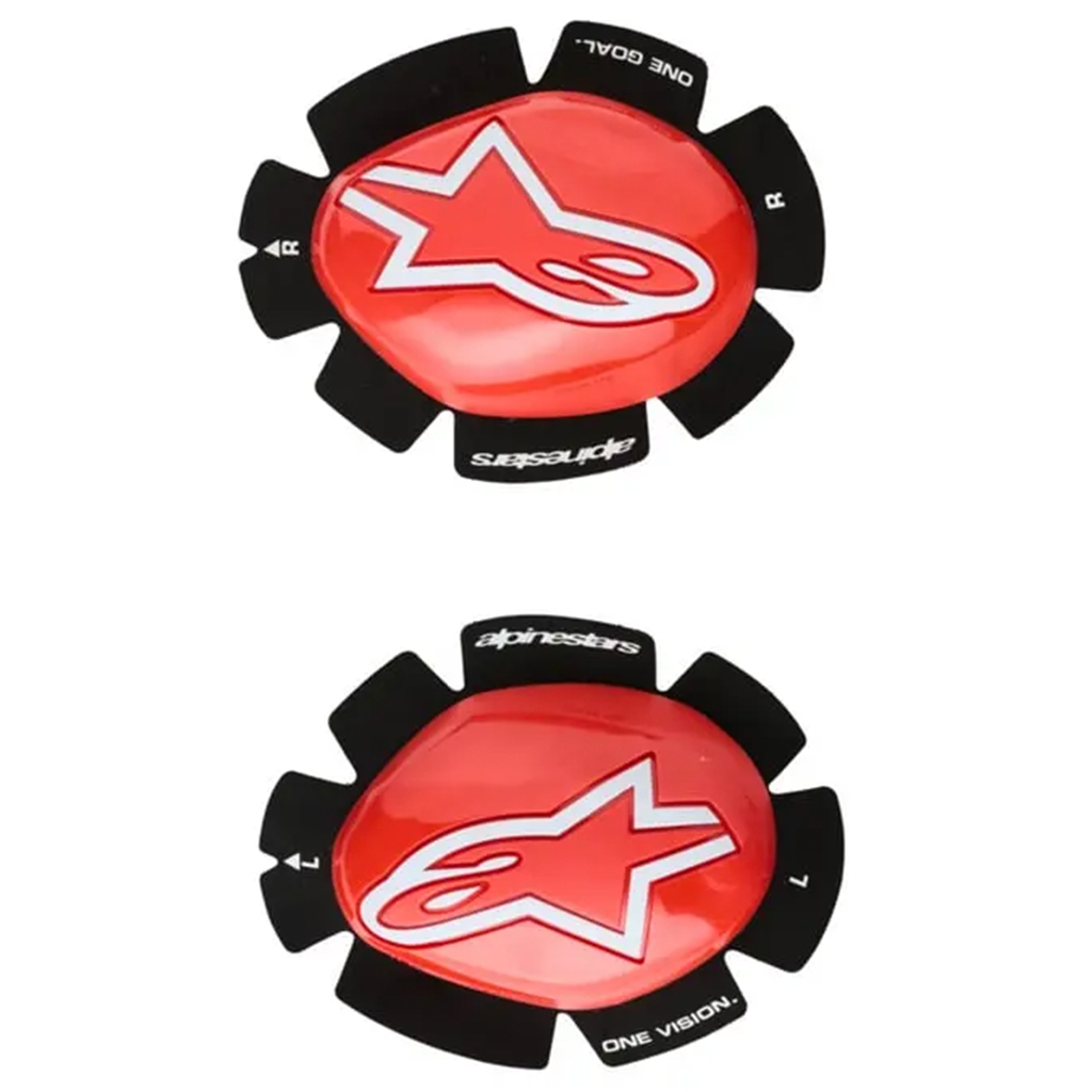 Alpinestars - GP Plus Red/White Knee Slider - OSFA
