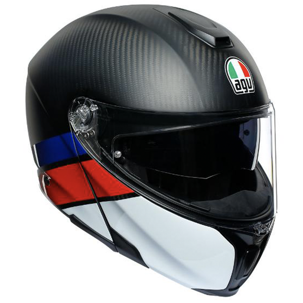 AGV - Sportmodular Layer Carbon/Red/Blue Helmet