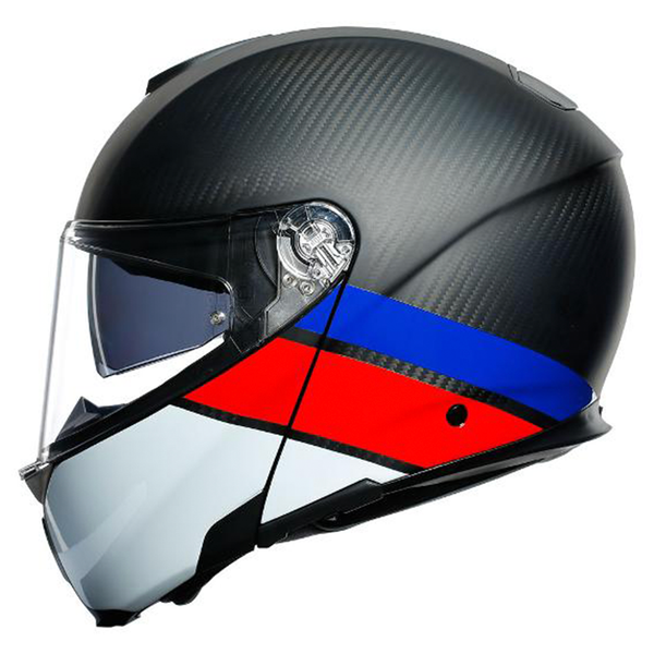 AGV - Sportmodular Layer Carbon/Red/Blue Helmet