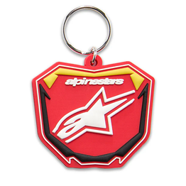 Alpinestars - Plate Red/Yellow/Black Key Fob