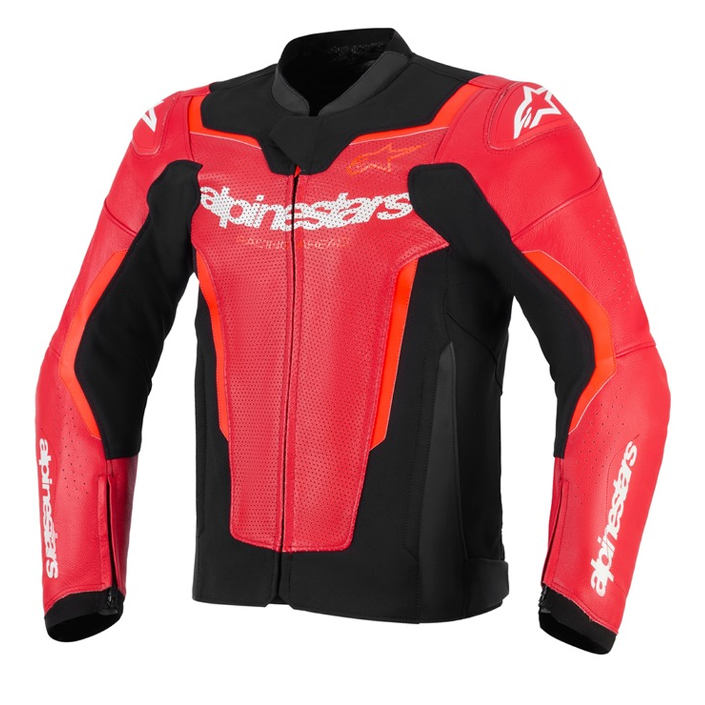 Alpinestars - GP Force V2 Red/Red Air Leather Jacket