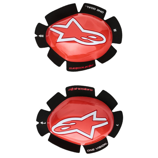 Alpinestars - GP Tech Red/White Knee Slider - OSFA