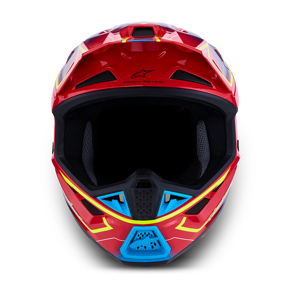 Alpinestars - SM7 Cast Red/Yellow/Blue Helmet