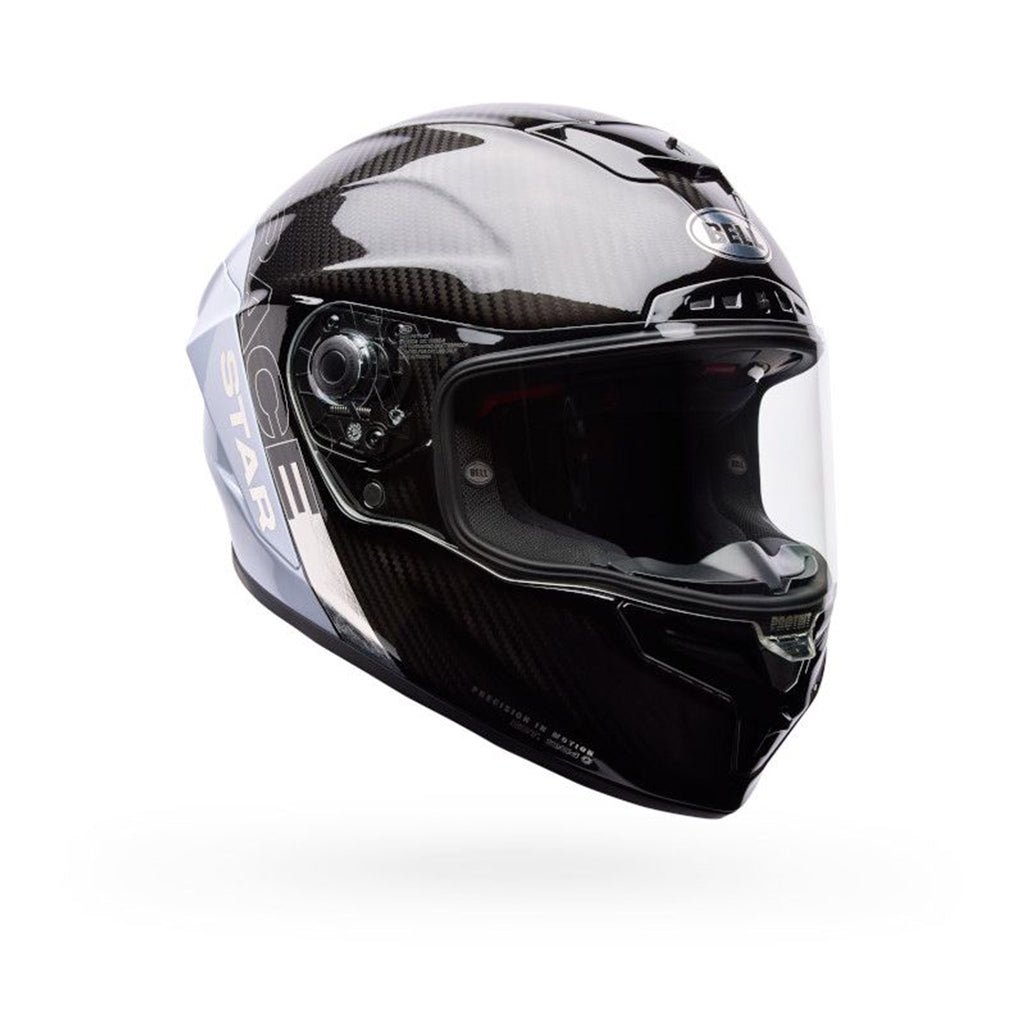 Bell - Racestar DLX Flex Strike Silver/White Helmet