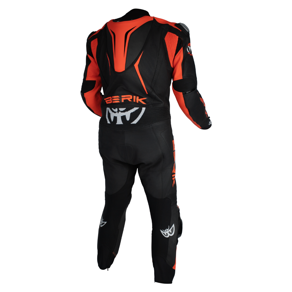 Berik - Mugello Black/Red 1 Piece Leather Suit