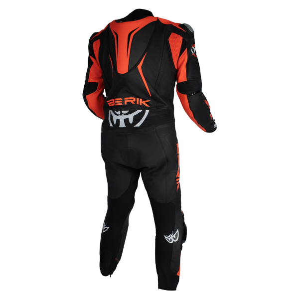 Berik - Mugello Black/Red 1 Piece Leather Suit