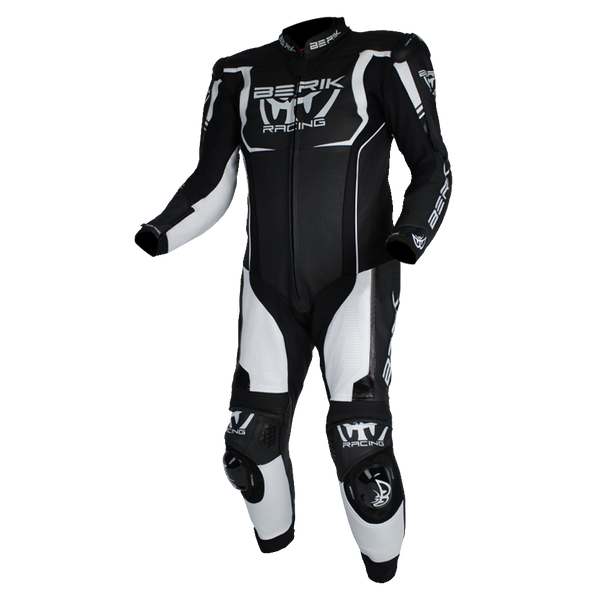 Berik - Mugello Black/White 1 Piece Leather Suit