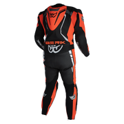 Berik - Sicily Black/Red 1 Piece Leather Suit