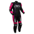 Berik - Ladies Sicily Black/Pink 1 Piece Leather Suit