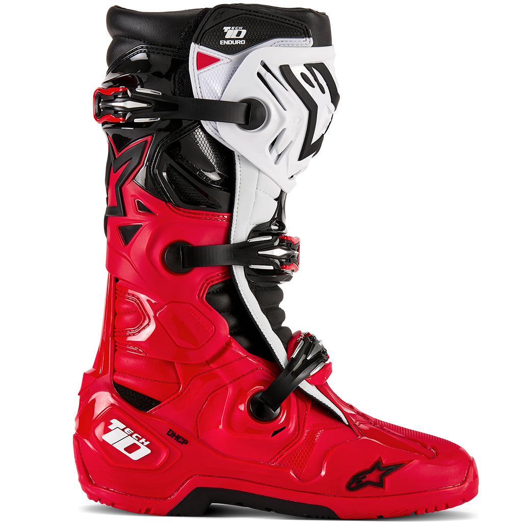 Alpinestars - Tech 10 Enduro Bright-Red Black White Boots