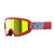 EKS - Gox Flat Out Red/Blue Mirrored Lens Goggle