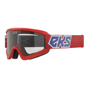 EKS - Gox Flat Out Red/Blue Clear Lens Goggle