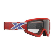 EKS - Gox Flat Out Red/Blue Clear Lens Goggle