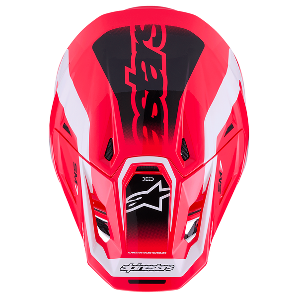 Alpinestars - 2026 SM7 Deed Gloss Red/Black/White Helmet