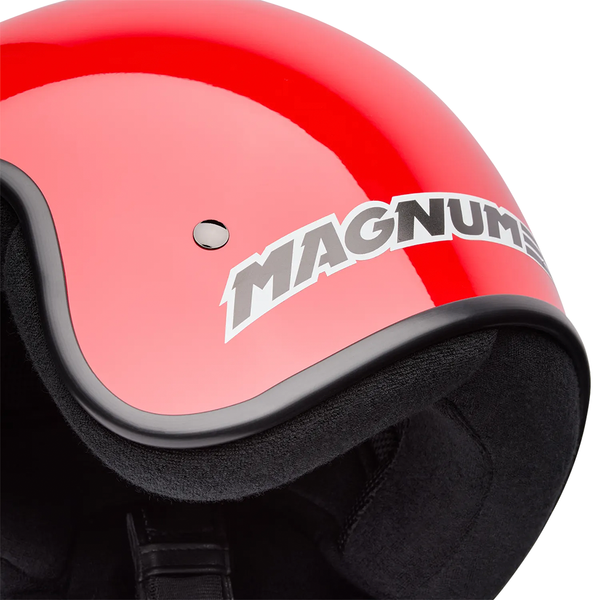 Bell - Magnum Solid Red Open Face Helmet