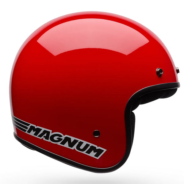 Bell - Magnum Solid Red Open Face Helmet