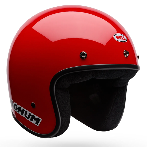 Bell - Magnum Solid Red Open Face Helmet