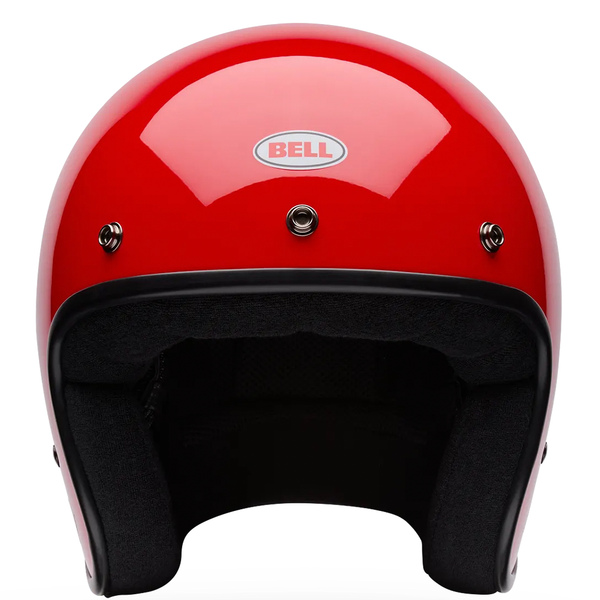 Bell - Magnum Solid Red Open Face Helmet