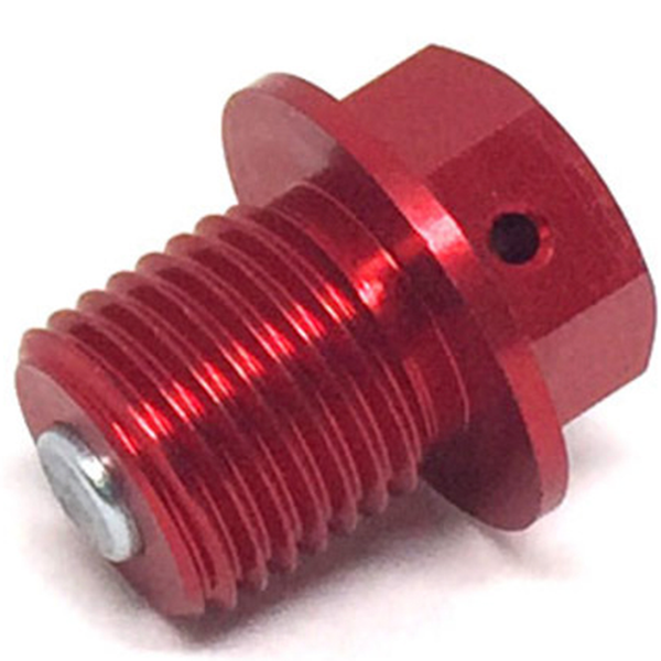 Zeta - M14 x 1.5 Red Magnetic Drain Bolt