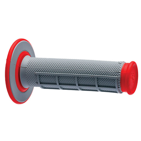 Renthal - Half Waffle Grey/Red Grips
