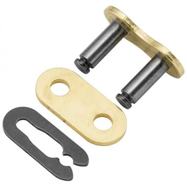 Renthal R1 MX Motorcycle Chain Joining Link – 428 Gold Spring Clip Type – R1LINK_SPRING