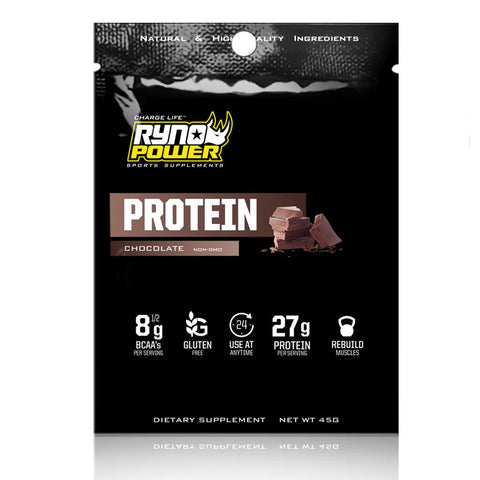 Ryno Power - Chocolate Flavour Single Serve Protein Powder - 45g