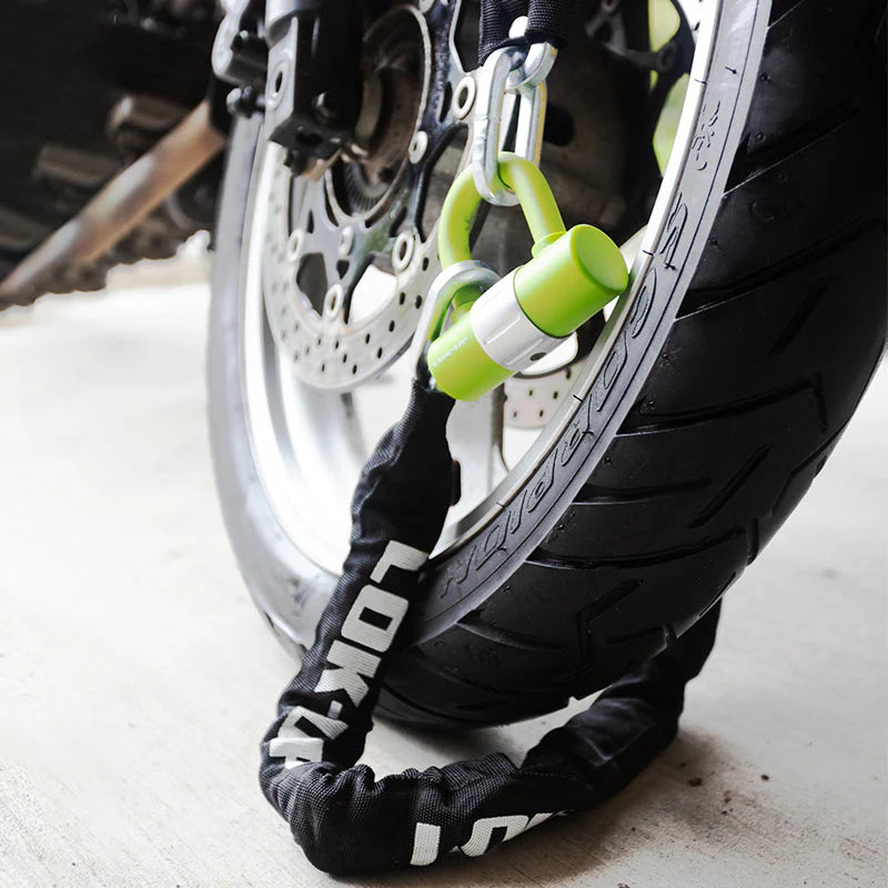 Lok Up - U Lock Disc Lock Black|Fluro Cable