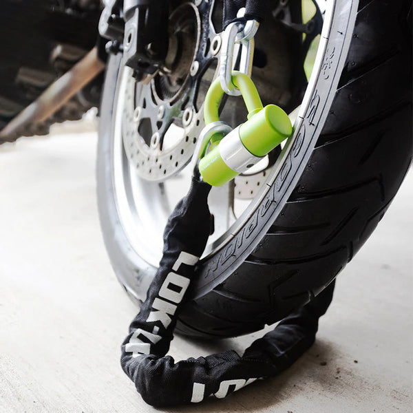 Lok Up - U Lock Disc Lock Black|Fluro Cable