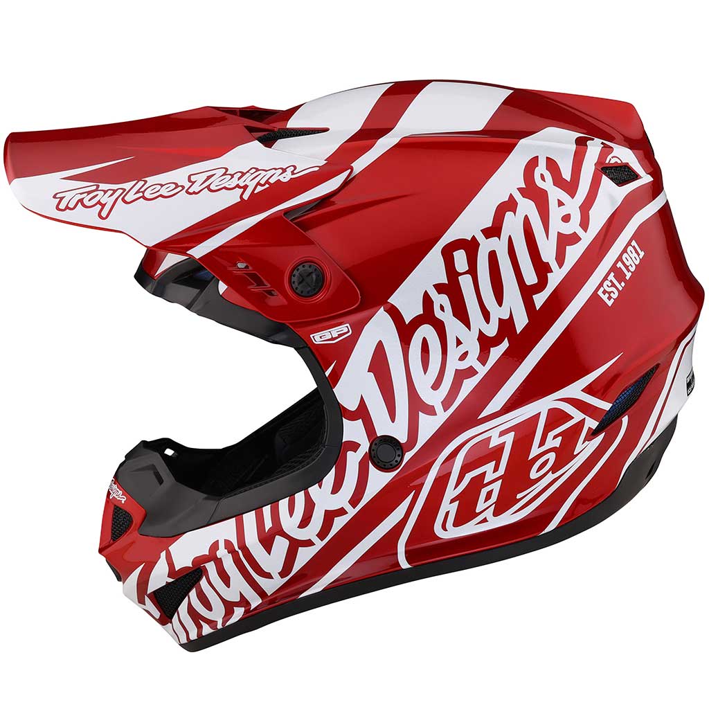 TLD - GP Slice Red/White Helmet