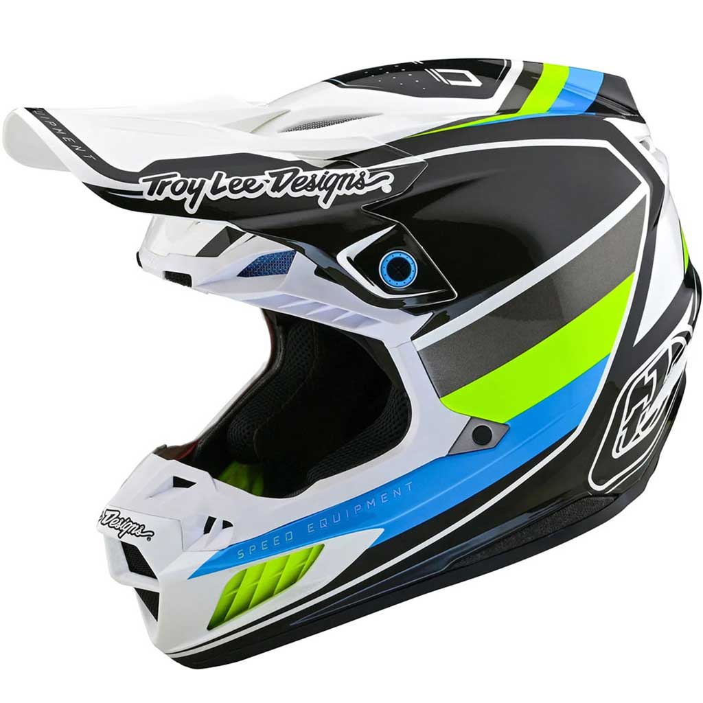 TLD - SE5 Compsite Reverb Black/White/Blue Helmet