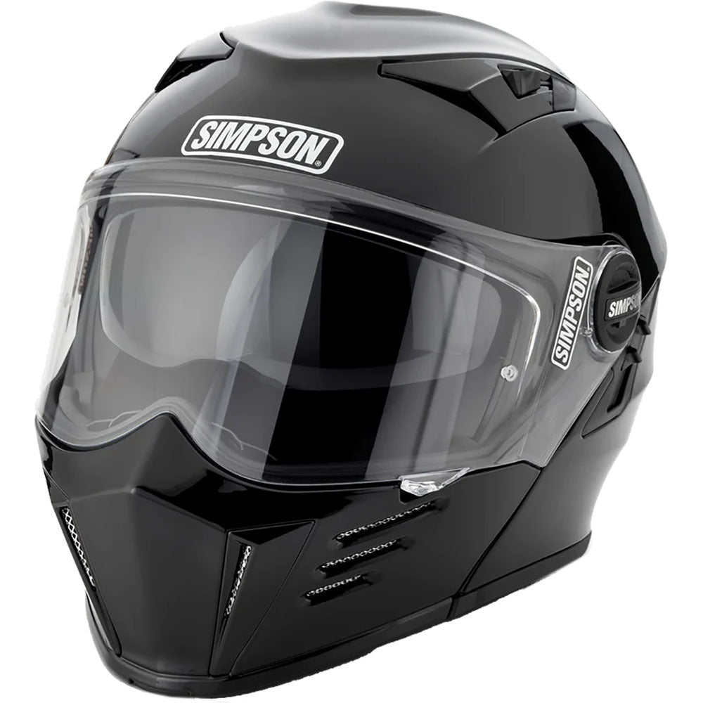 Simpson - Mod Bandit Gloss Black Modular Helmet