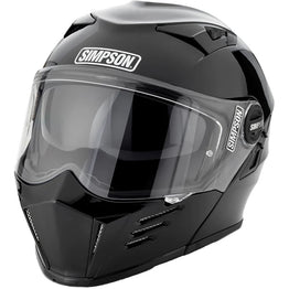 Simpson - Mod Bandit Gloss Black Modular Helmet