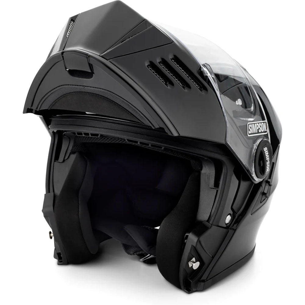 Simpson - Mod Bandit Gloss Black Modular Helmet