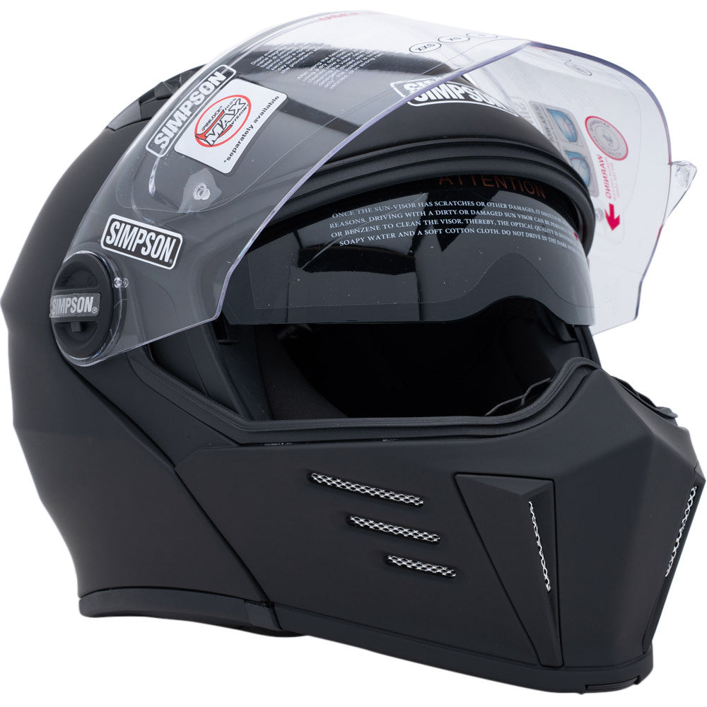 Simpson - Mod Bandit Matt Black Modular Helmet